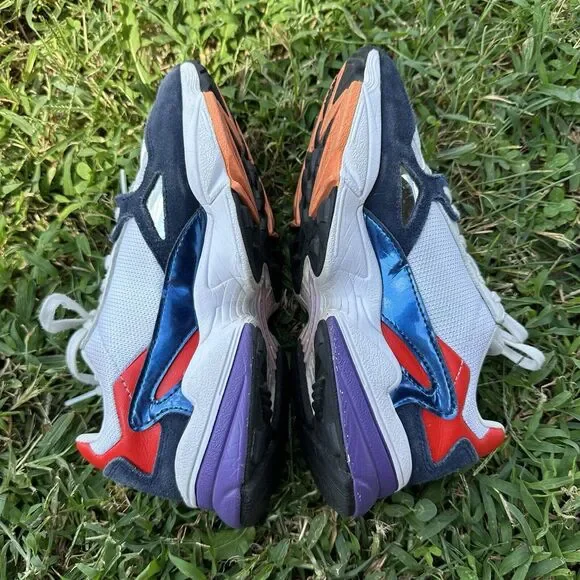 Adidas Originals Women’s Size 6 Shoes Falcon Crystal White Collegiate Navy - Picture 4 of 12